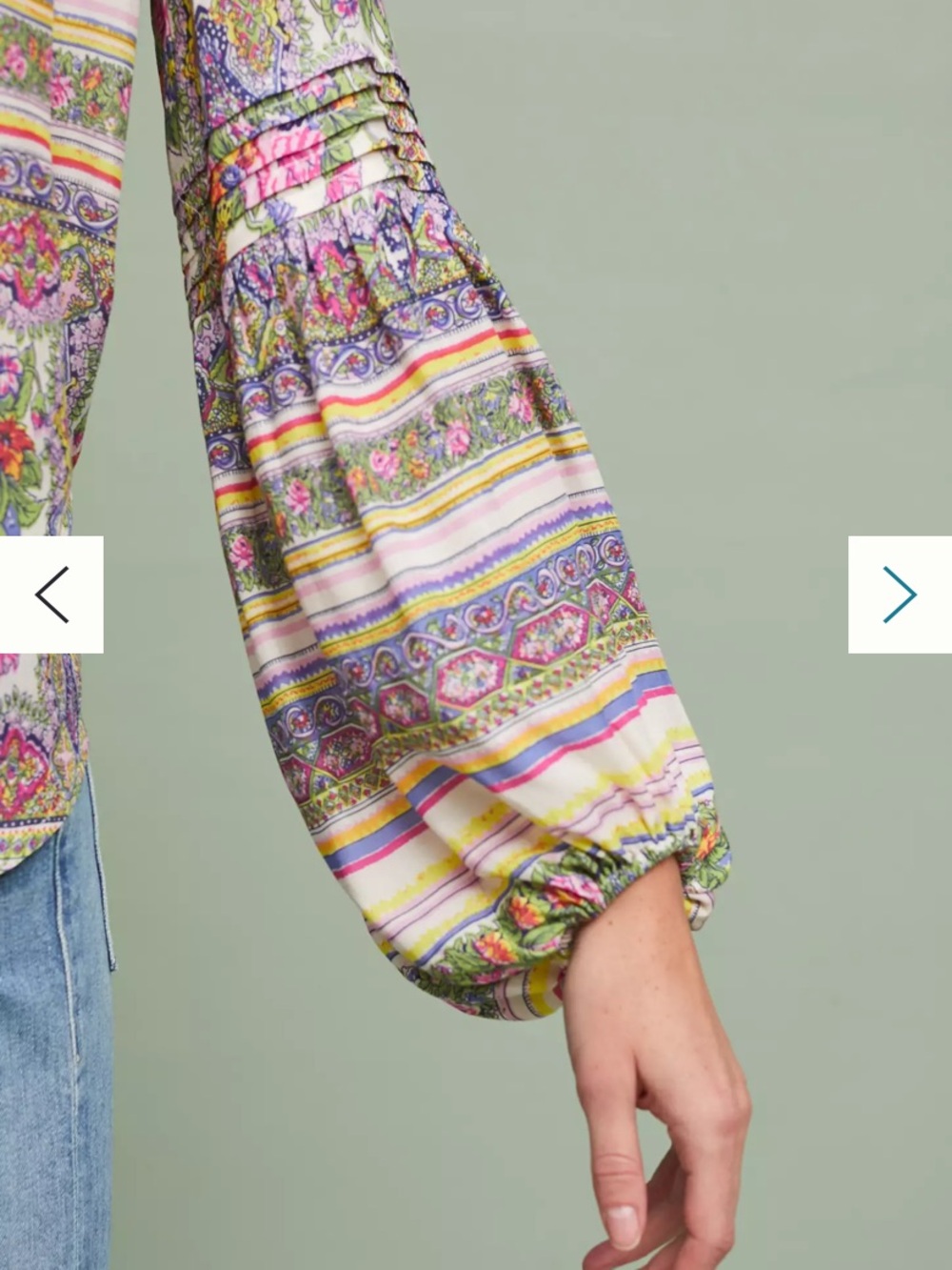 Anthropologie Maeve Ceresco Peasant Top - Picture 3 of 6